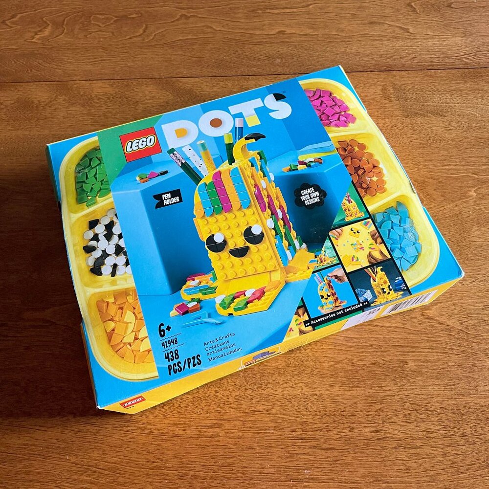 Lego Dots banana pen holder set 41948 NIB